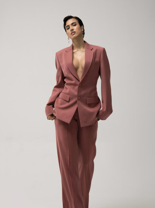 Hourglass Blush Suit