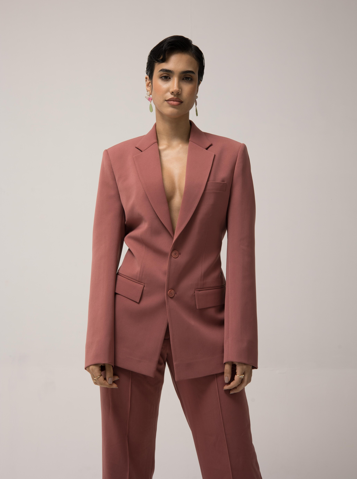 Hourglass Blush Suit