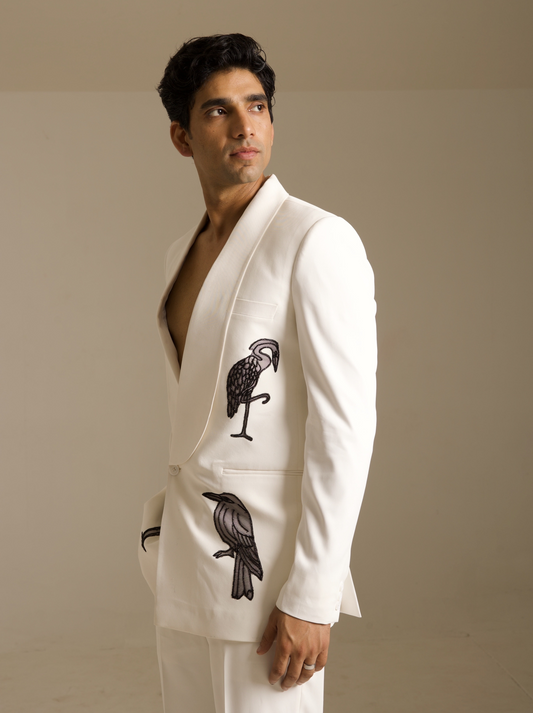 Ivory Flight Suit - Blazer