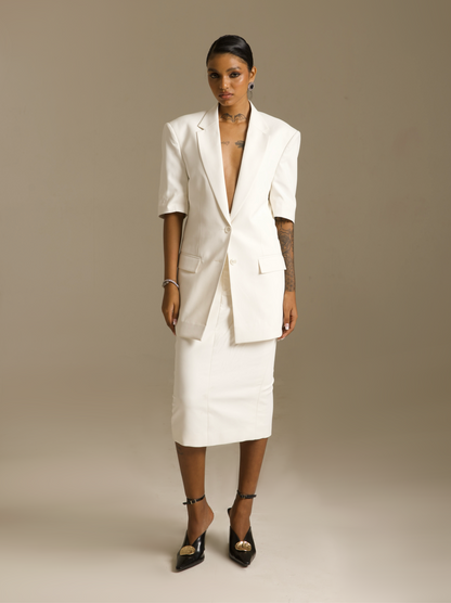 Ivory Blazer Set