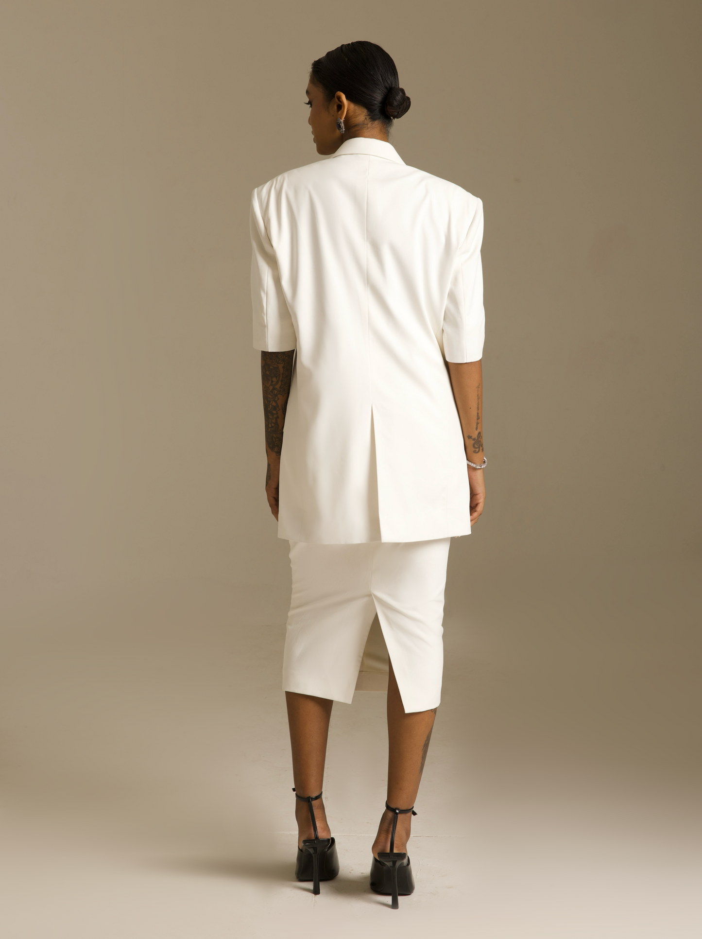 Ivory Blazer Set